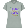 PriscaJoy Proud Happy Leaf Womens Performance Short Sleeve Tee