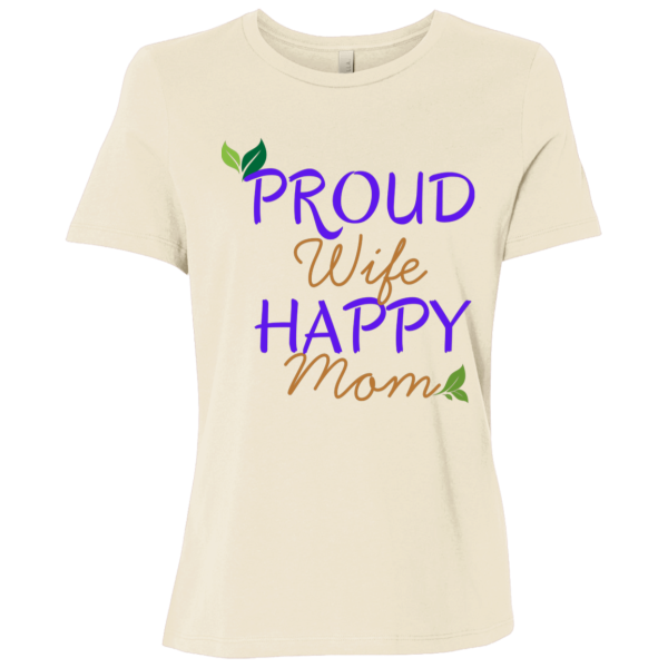 PriscaJoy Proud Happy Leaf Ladies Relaxed Jersey Short-Sleeve T-Shirt