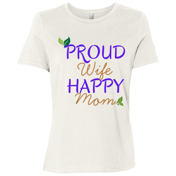 PriscaJoy Proud Happy Leaf Ladies Relaxed Jersey Short-Sleeve T-Shirt