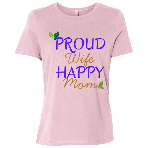 PriscaJoy Proud Happy Leaf Ladies Relaxed Jersey Short-Sleeve T-Shirt