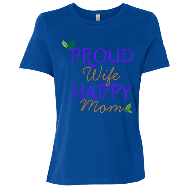 PriscaJoy Proud Happy Leaf Ladies Relaxed Jersey Short-Sleeve T-Shirt