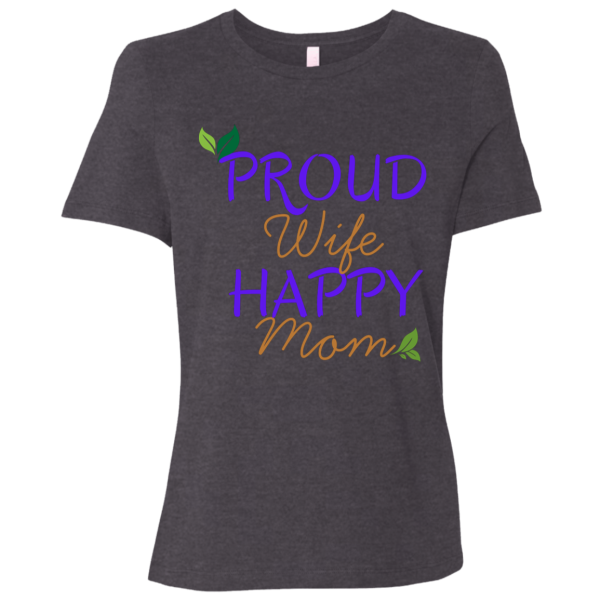 PriscaJoy Proud Happy Leaf Ladies Relaxed Jersey Short-Sleeve T-Shirt