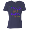 PriscaJoy Proud Happy Leaf Ladies Relaxed Jersey Short-Sleeve T-Shirt