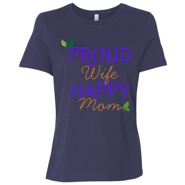 PriscaJoy Proud Happy Leaf Ladies Relaxed Jersey Short-Sleeve T-Shirt