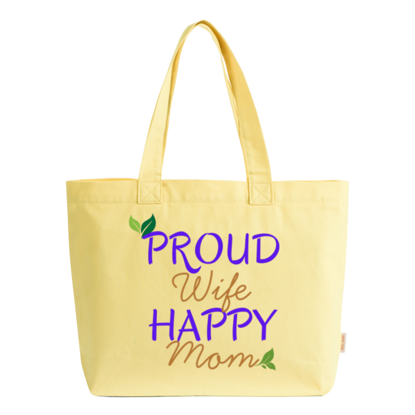 PriscaJoy Proud Happy Leaf Everyday Zip Tote