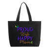 PriscaJoy Proud Happy Leaf Everyday Zip Tote