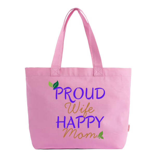 PriscaJoy Proud Happy Leaf Everyday Zip Tote