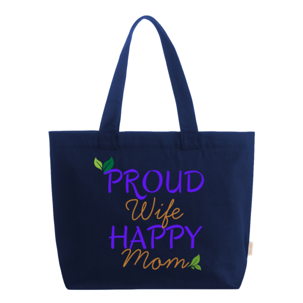 PriscaJoy Proud Happy Leaf Everyday Zip Tote