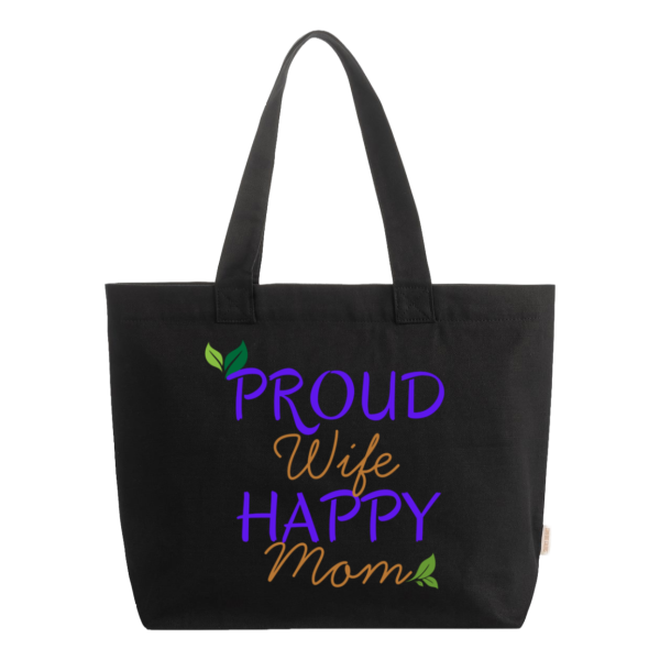 PriscaJoy Proud Happy Leaf Everyday Zip Tote