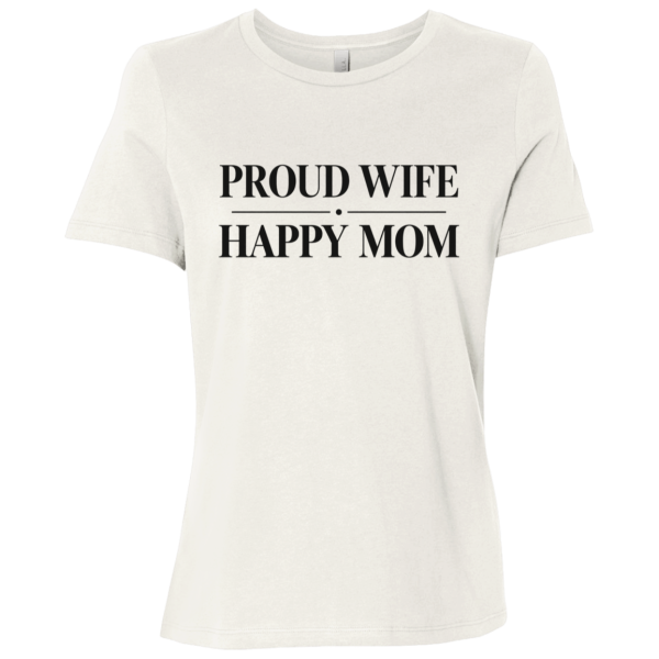 PriscaJoy Proud Happy Ladies Relaxed Jersey Short-Sleeve T-Shirt