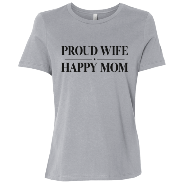 PriscaJoy Proud Happy Ladies Relaxed Jersey Short-Sleeve T-Shirt