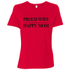 PriscaJoy Proud Happy Ladies Relaxed Jersey Short-Sleeve T-Shirt