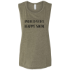PriscaJoy Proud Happy Ladies' Flowy Muscle Tank