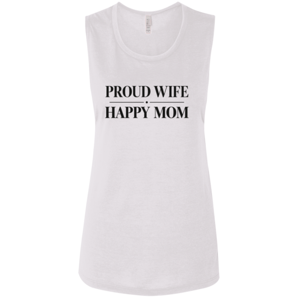 PriscaJoy Proud Happy Ladies' Flowy Muscle Tank