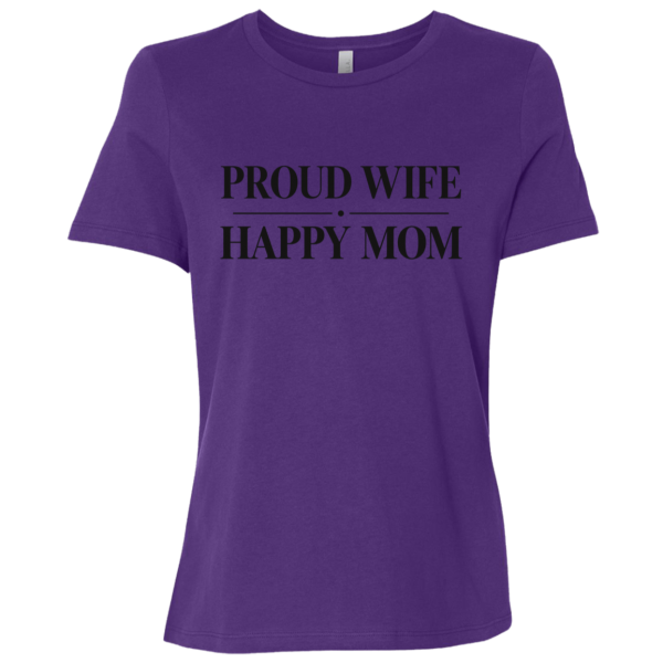PriscaJoy Proud Happy Ladies Relaxed Jersey Short-Sleeve T-Shirt