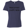 PriscaJoy Proud Happy Ladies Relaxed Jersey Short-Sleeve T-Shirt