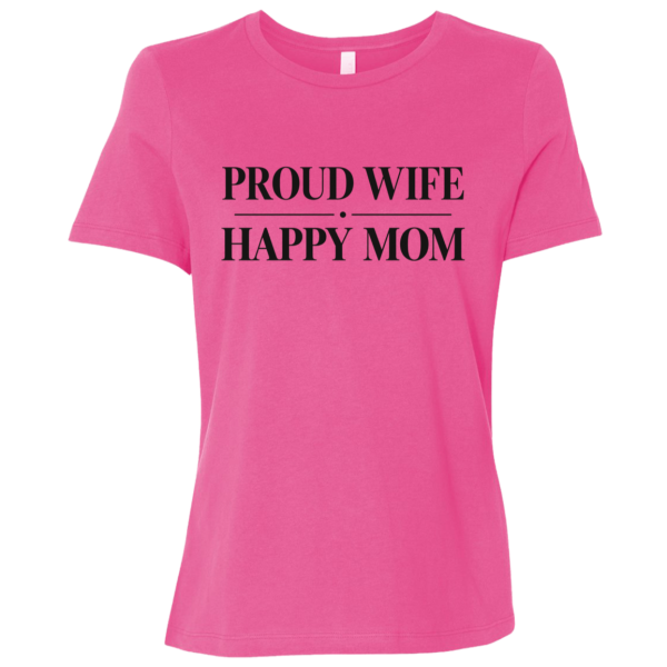 PriscaJoy Proud Happy Ladies Relaxed Jersey Short-Sleeve T-Shirt