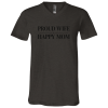 PriscaJoy Proud Happy Unisex Jersey SS V-Neck T-Shirt